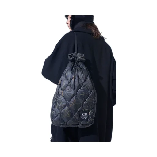 【S'yte X Taion】Dahlia Camouflage Quilted Down 2Way Mini Bonsack