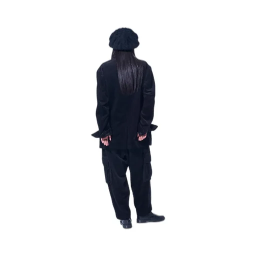 6W Soccer Corduroy Oversize Notched Lapel Jacket
