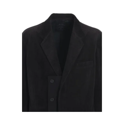 6W Soccer Corduroy Oversize Notched Lapel Jacket