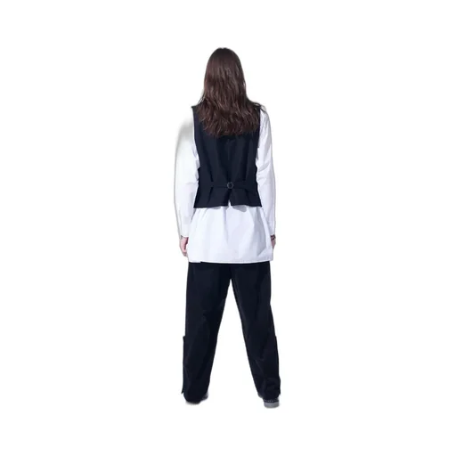 6W Soccer Corduroy Button-Slit Pants