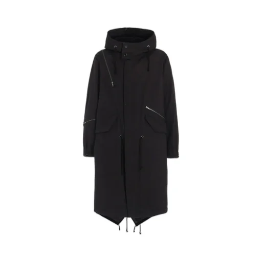 Cotton Drill Zipper Mods Coat