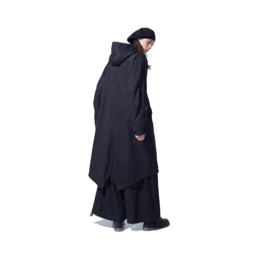 Cotton Drill Zipper Mods Coat