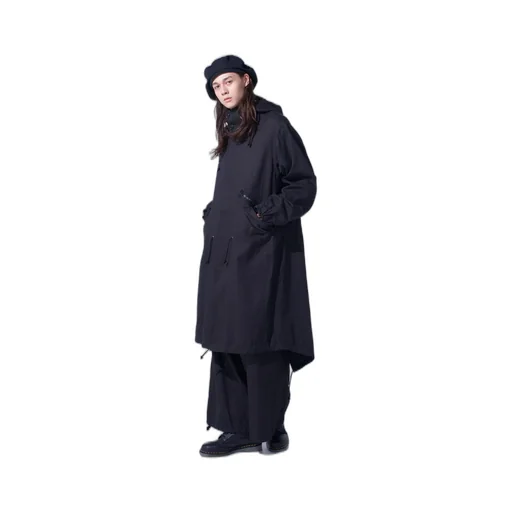 Cotton Drill Zipper Mods Coat