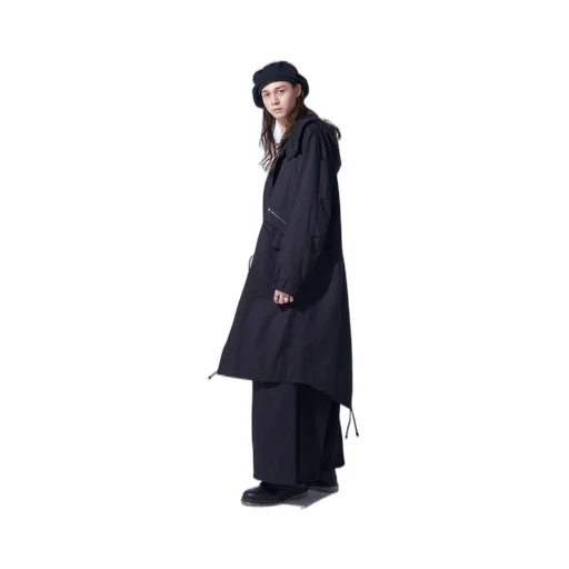 Cotton Drill Zipper Mods Coat