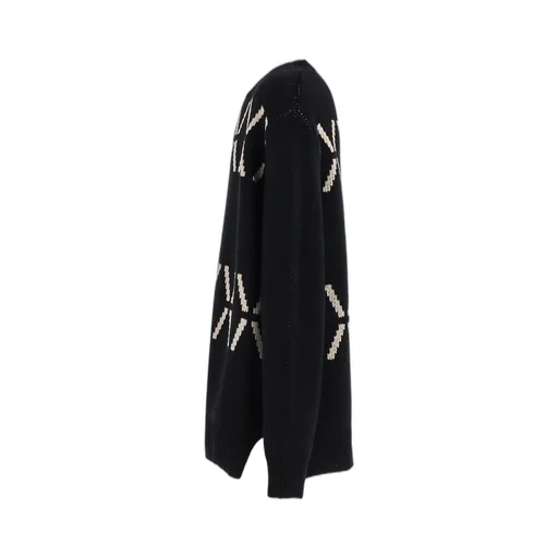 Bulky Wool Birds Eye Reversible Pullover