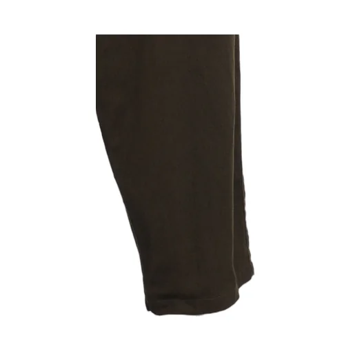 Cotton Drill Drawstring Wide Pants