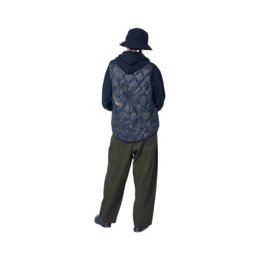 Cotton Drill Drawstring Wide Pants