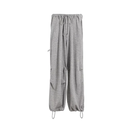 French Terry Knee Tuck Wide Pants