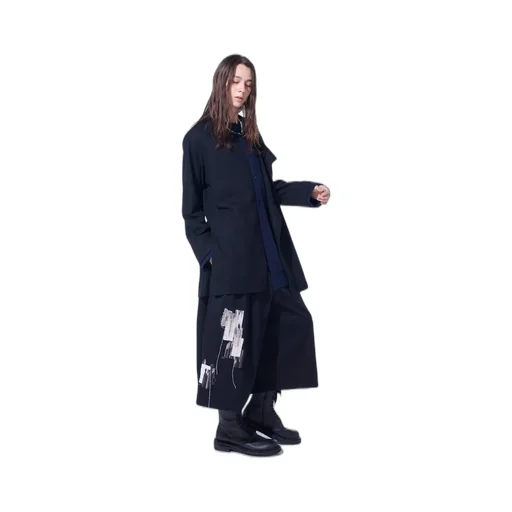 Airy Jersey Front Layer Band Collar Shirt