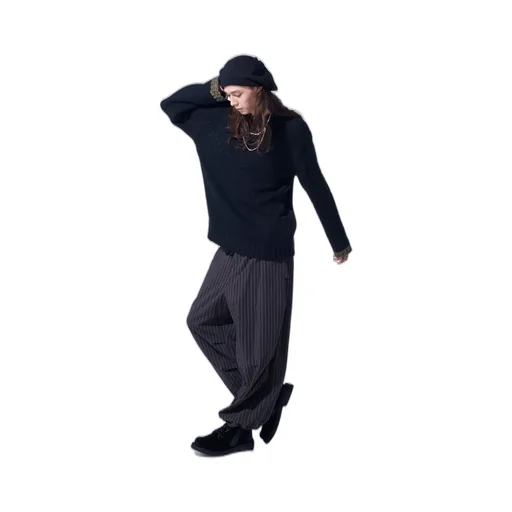 Bulky Wool Lynx Pullover Knit