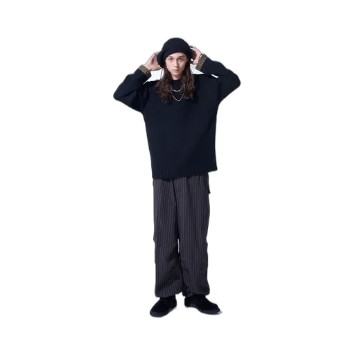 Bulky Wool Lynx Pullover Knit