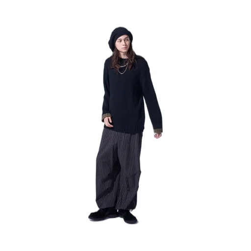 Bulky Wool Lynx Pullover Knit