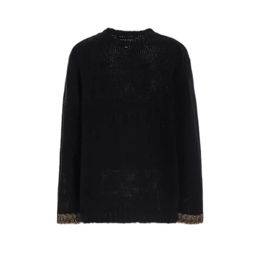 Bulky Wool Lynx Pullover Knit