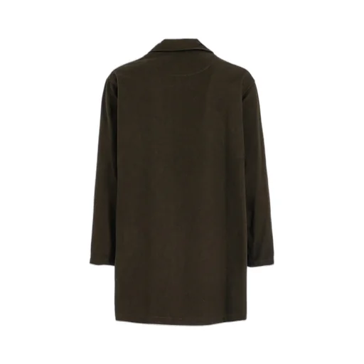 Cotton Drill Applique Long Jacket Boro