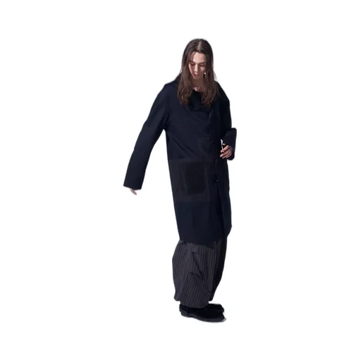 Various Fabrics Crazy Patchwork Shop Coat