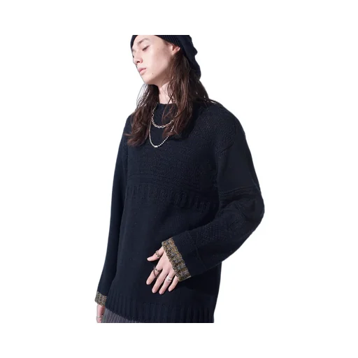 Bulky Wool Lynx Pullover Knit