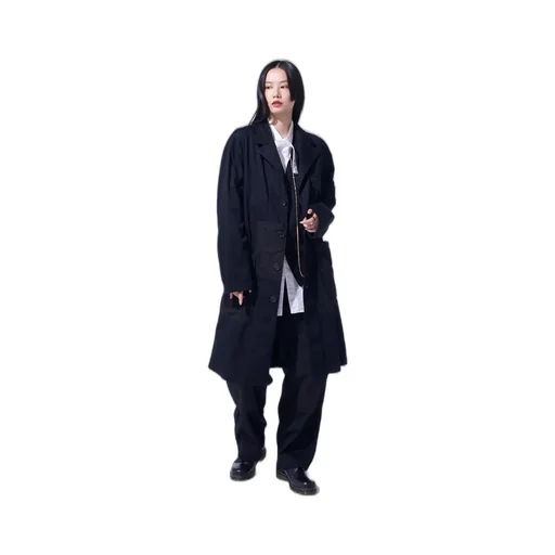 Various Fabrics Crazy Patchwork Shop Coat