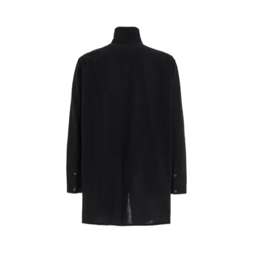 Khadi Cotton Stand Collar Zipper Shirt