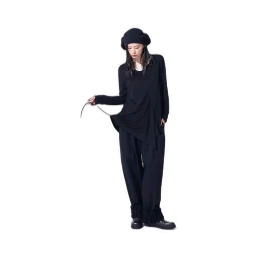 Jacquard Fringe Stripe Wide Pants