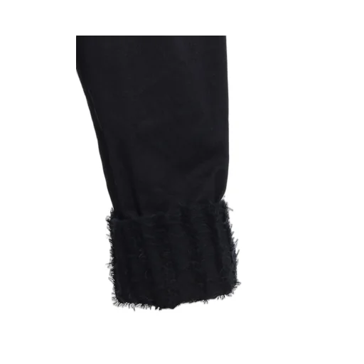 Jacquard Fringe Stripe Wide Pants