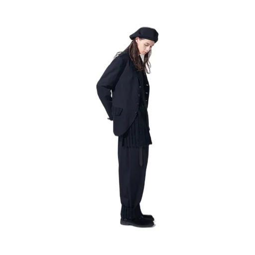 Jacquard Fringe Stripe Jacket