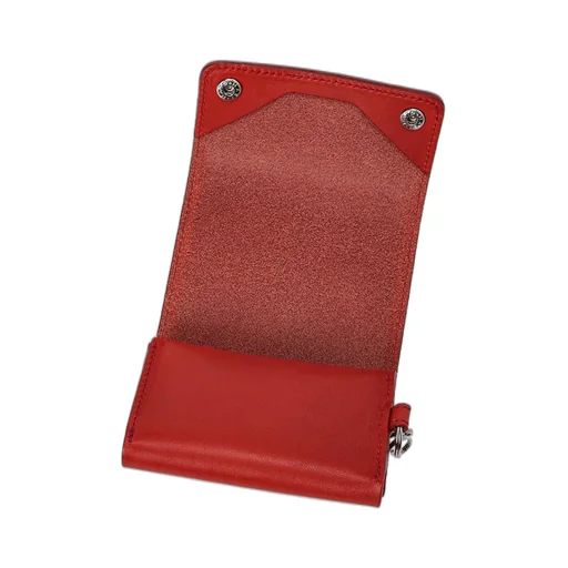 Leather Tri-Fold Mini Wallet