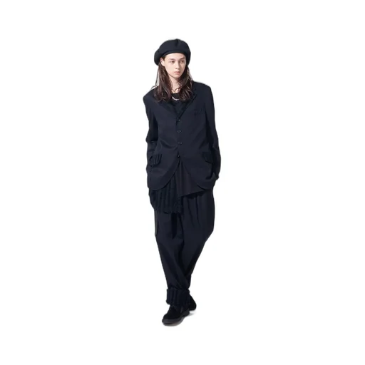Jacquard Fringe Stripe Wide Pants