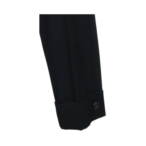 Washer Finished Wool Gabardine Studs Slim Sarouel Pants