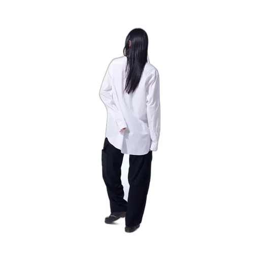 Cotton Twill Applique Stand Collar Shirt Boro