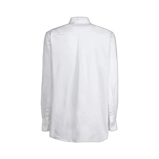 Cotton Twill Applique Stand Collar Shirt Boro