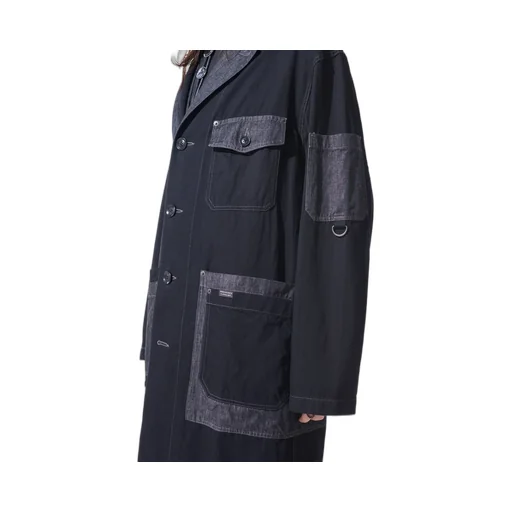 7Oz Denim Crazy Patchwork Shop Coat