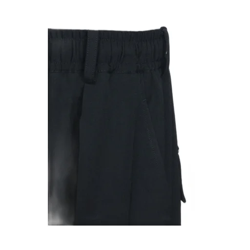 Washer Finished Wool Gabardine Studs Slim Sarouel Pants