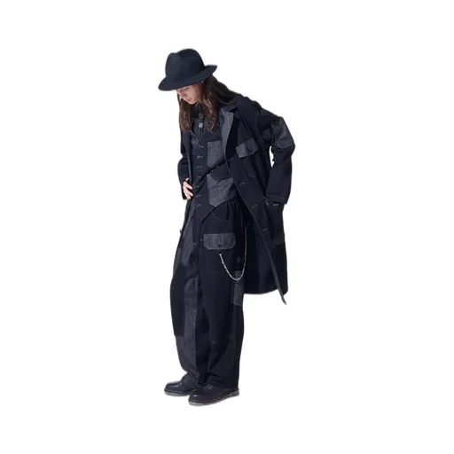 7Oz Denim Crazy Patchwork Shop Coat