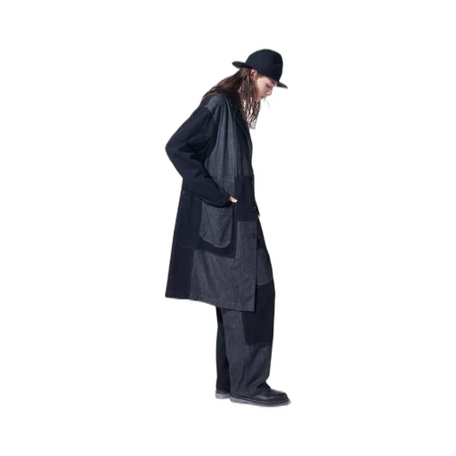 7Oz Denim Crazy Patchwork Shop Coat