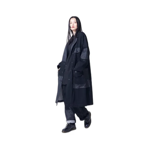 7Oz Denim Crazy Patchwork Shop Coat