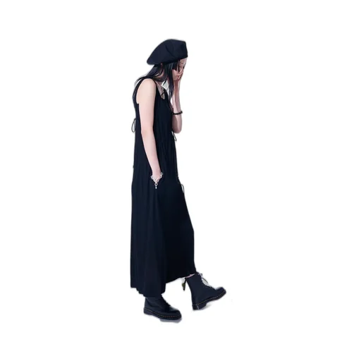 Rayon Jersey Strings Gathered Dress