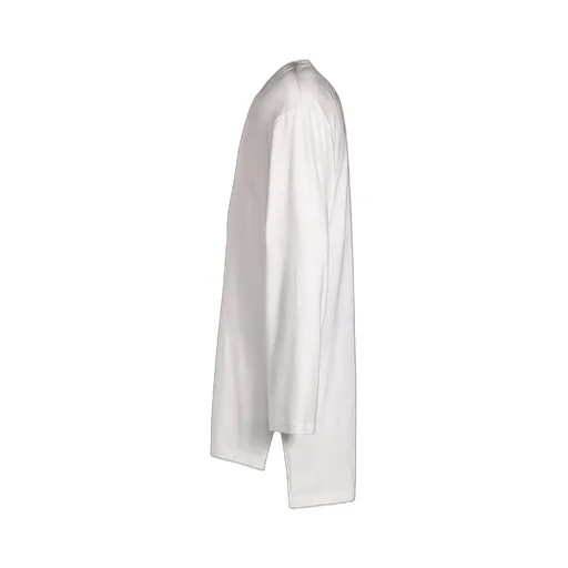Soft Jersey Applique Side Slit Long-Sleeved T-Shirt Boro