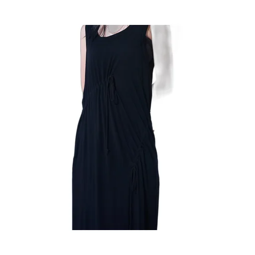 Rayon Jersey Strings Gathered Dress