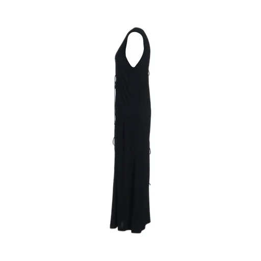 Rayon Jersey Strings Gathered Dress