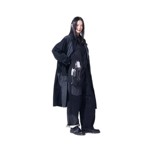 7Oz Denim Crazy Patchwork Shop Coat