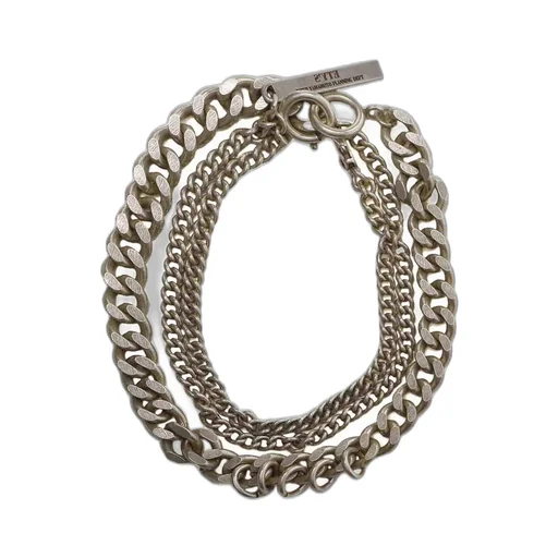 6-Way Curved Chain Bracelet Necklace