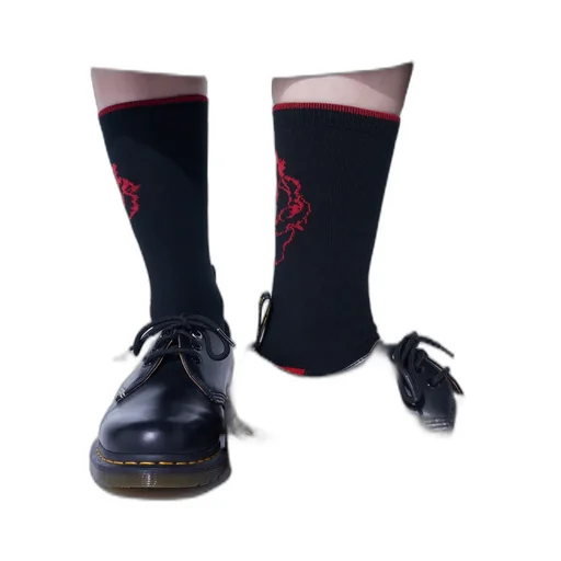 Cotton Plain Stitch Floral Socks