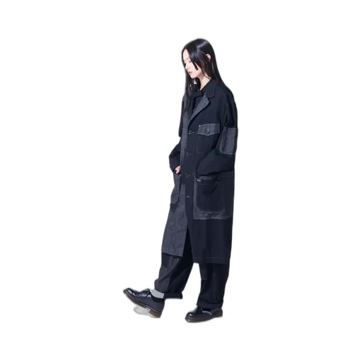 7Oz Denim Crazy Patchwork Shop Coat