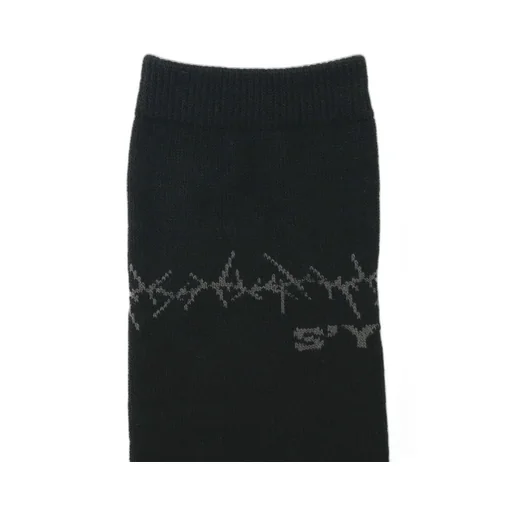 Cotton Plain Stitch Thorny Pattern Socks