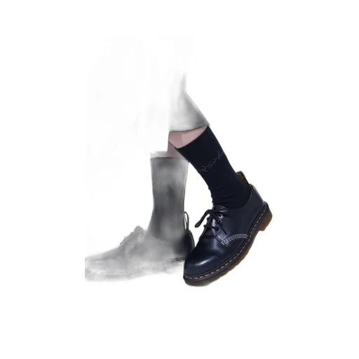 Cotton Plain Stitch Thorny Pattern Socks