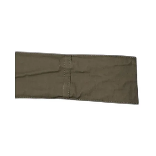 Cotton/Hemp Twill Back Yoke Zip Coat