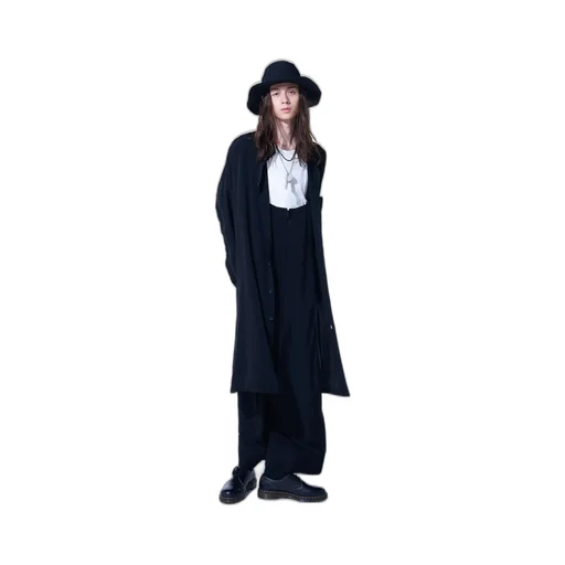 Crepe De Chine Back Yoke Zip Coat