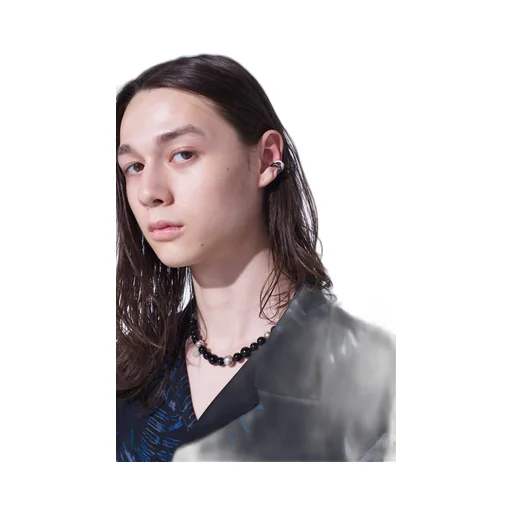 Brass Curved Chain Ear Cuff