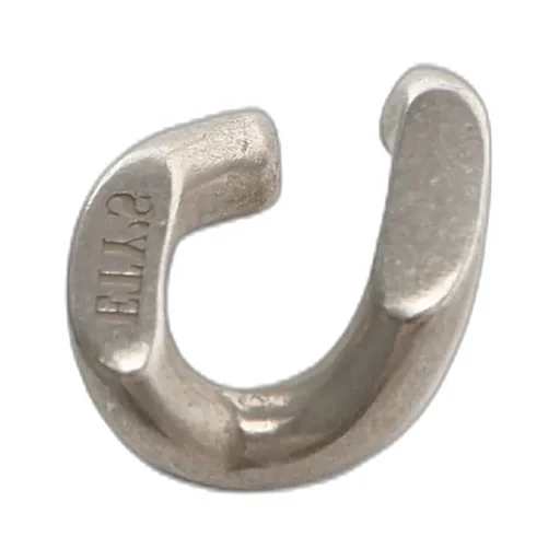 Brass Curved Chain Ear Cuff