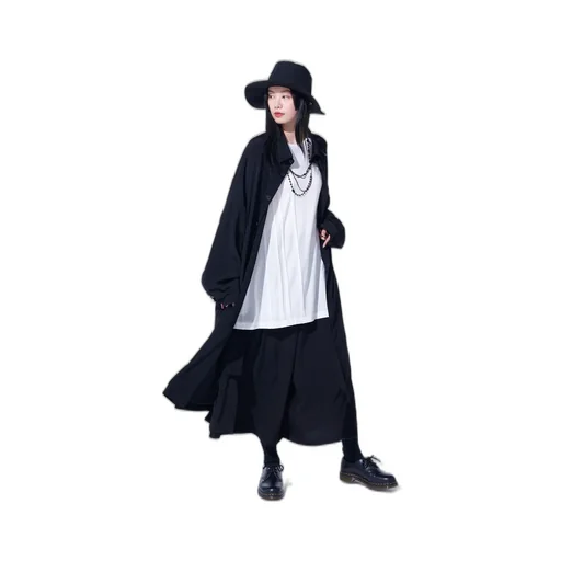 Crepe De Chine Back Yoke Zip Coat